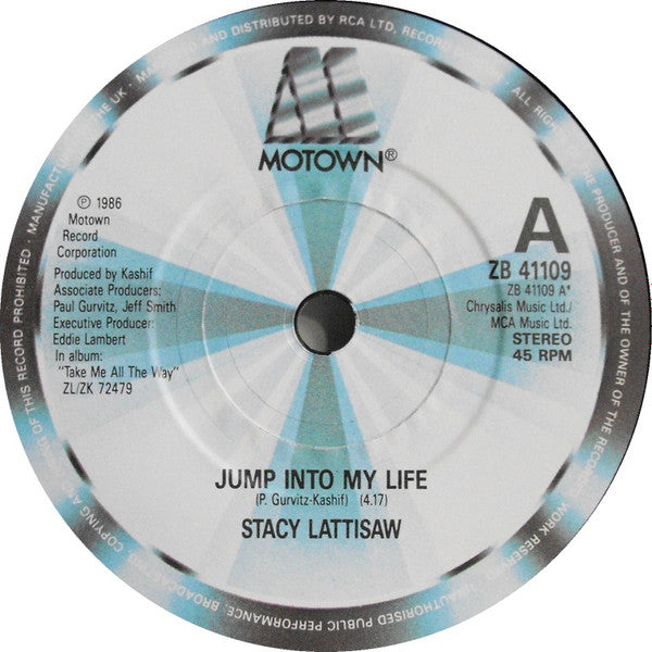 Stacy Lattisaw - Jump Into My Life - Used Vinyl Record 7" image 3