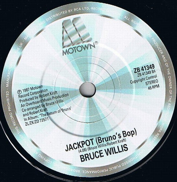 Bruce Willis - Under The Boardwalk - Used Vinyl Record 7" image 8