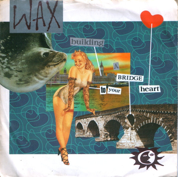Wax - Building A Bridge To Your Heart - Used Vinyl Record 7" image 5