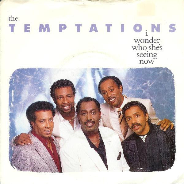 Temptations - I Wonder Who She's Seeing Now - Used Vinyl Record 7" image 1