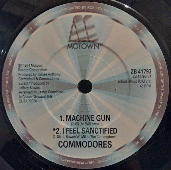 Commodores - Easy - Used Vinyl Record 7" image 4