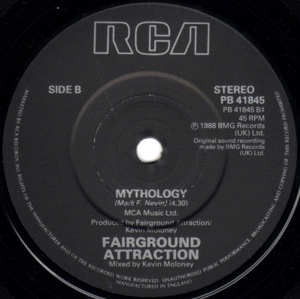Fairground Attractio - Perfect - Used Vinyl Record 7" image 4
