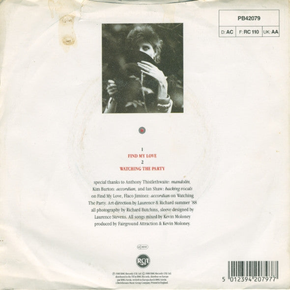 Fairground Attractio - Find My Love - Used Vinyl Record 7" image 2