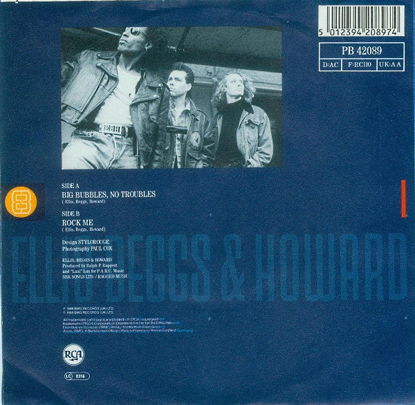 Ellis - Big Bubbles, No Troubles - Used Vinyl Record 7" image 6