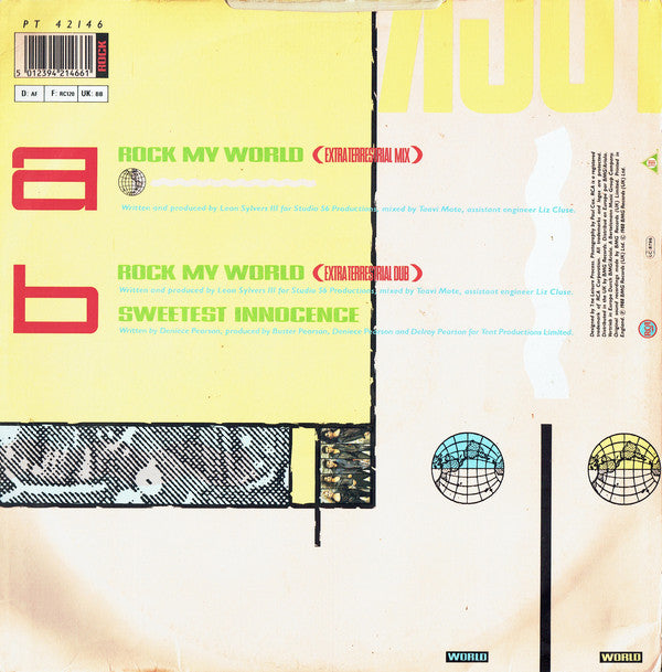 Five Star - Rock My World - Used Vinyl Record 12" image 2