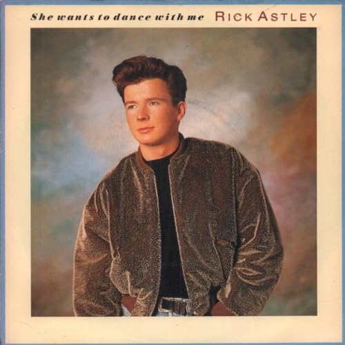 Rick Astley - She Wants To Dance With Me - Used Vinyl Record 12" image 1