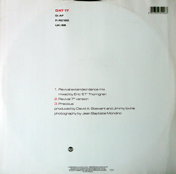 Eurythmics - Revival - Used Vinyl 12" image 2