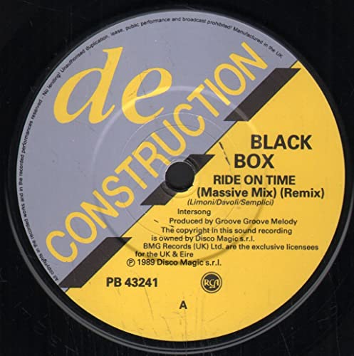 Black Box - Ride On Time (Remix) - Used Vinyl Record 7" image 3