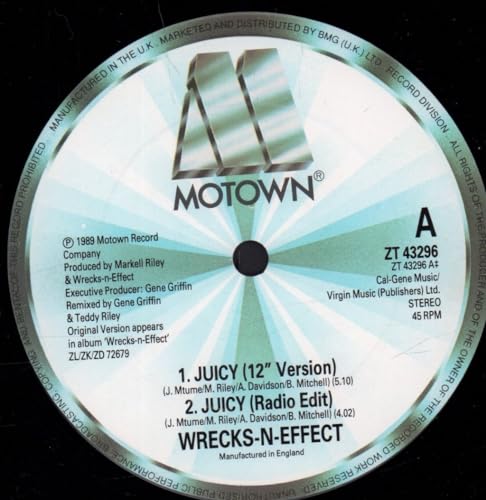 Wrecks-N-Effect - Juicy - Used Vinyl Record 12" image 3
