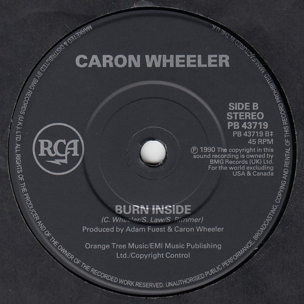 Caron Wheeler - UK Blak - Used Vinyl Record 7" image 4