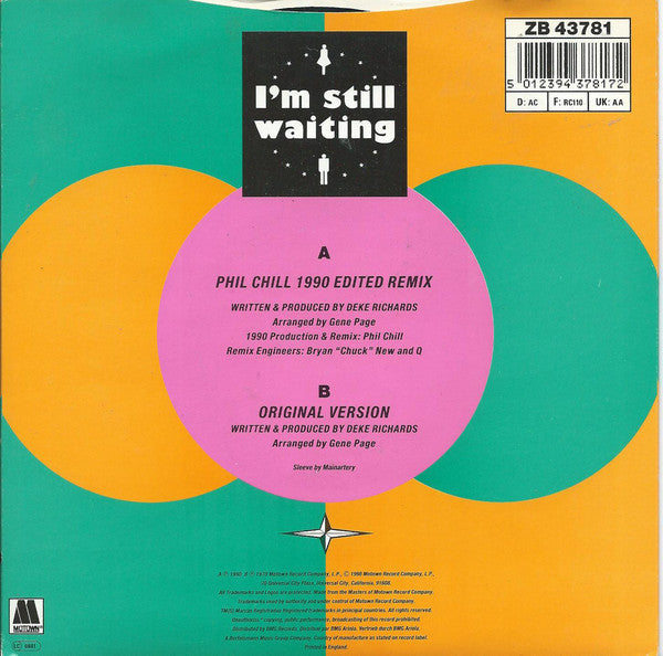 Diana Ross - I'm Still Waiting - Used Vinyl Record 7" image 2