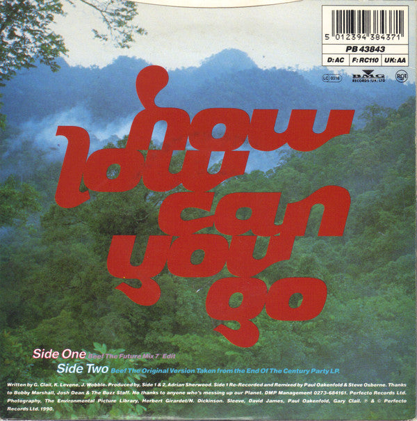 Gary Clail & On-U So - Beef - Used Vinyl Record 7" image 6