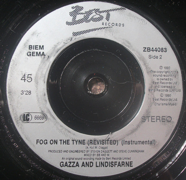 Paul Gascoigne - Fog On The Tyne (Revisited) - Used Vinyl Record 7" image 4