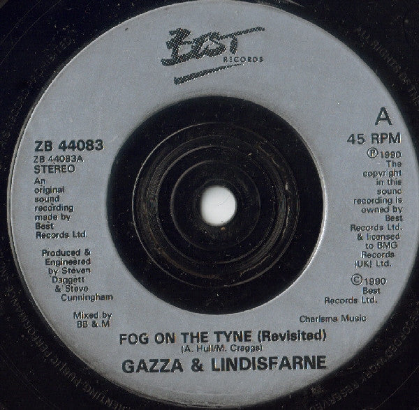 Paul Gascoigne - Fog On The Tyne (Revisited) - Used Vinyl Record 7" image 7