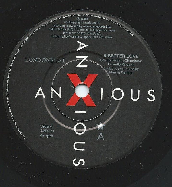 Londonbeat - A Better Love - Used Vinyl Record 7" image 3