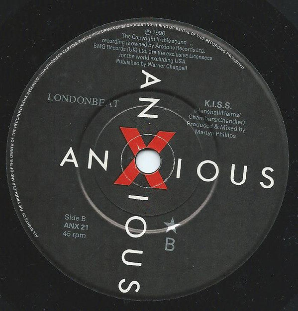 Londonbeat - A Better Love - Used Vinyl Record 7" image 4