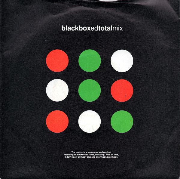 Black Box - Blackboxedtotalmix - Used Vinyl Record 7" image 5