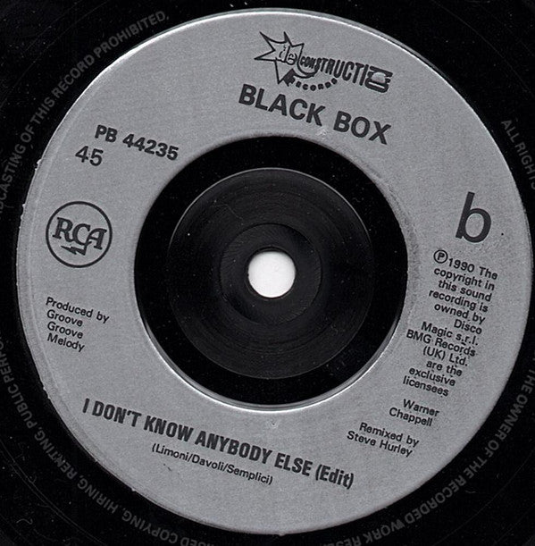 Black Box - Blackboxedtotalmix - Used Vinyl Record 7" image 8