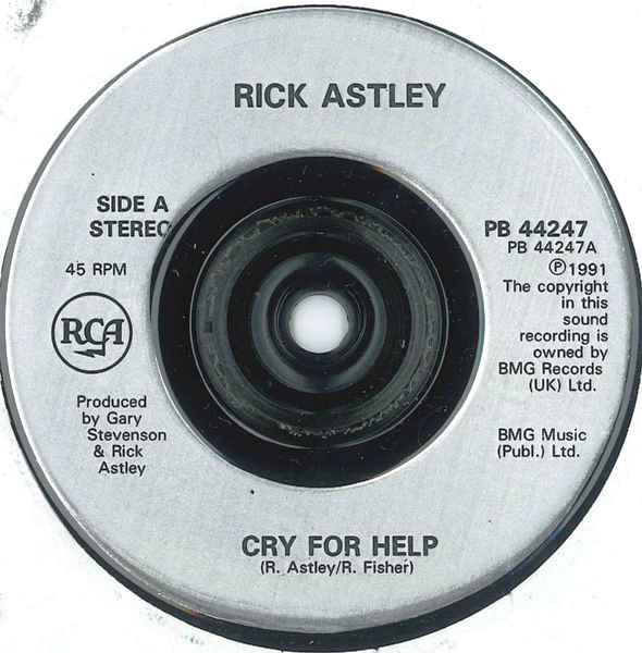 Rick Astley - Cry For Help - Used Vinyl Record 7" image 7