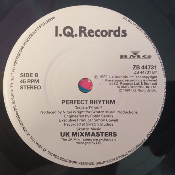 UK Mixmasters - Lucky 7 Megamix - Used Vinyl Record 7" image 5