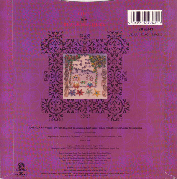 Josi Without Colours - Lucy - Used Vinyl Record 7" image 2