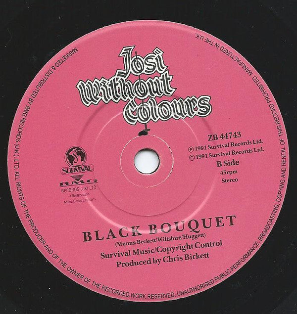 Josi Without Colours - Lucy - Used Vinyl Record 7" image 4