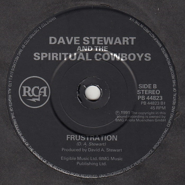 Dave Stewart And The - Crown Of Madness - Used Vinyl Record 7" image 4