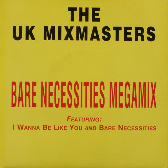 UK Mixmasters - Bare Necessities Megamix - Used Vinyl Record 7" image 1