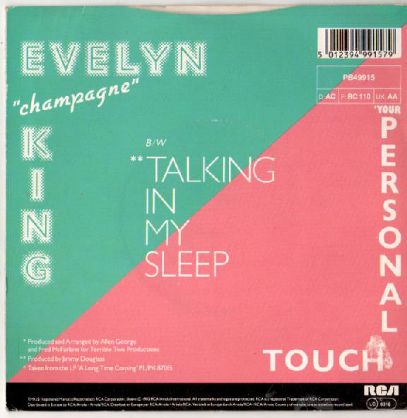 Evelyn King - Your Personal Touch - Used Vinyl Record 7" image 2