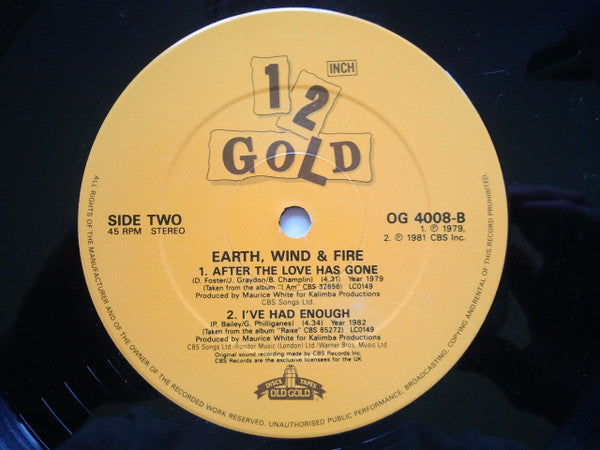 Earth - Star / Saturday Nite / After The Love Has Gone / I've Had Eno image 4