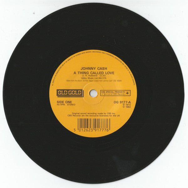 Johnny Cash - A Thing Called Love / One Piece At A Time - Used Vinyl image 3