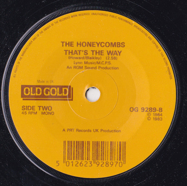 Honeycombs - Have I The Right - Used Vinyl Record 7" image 4