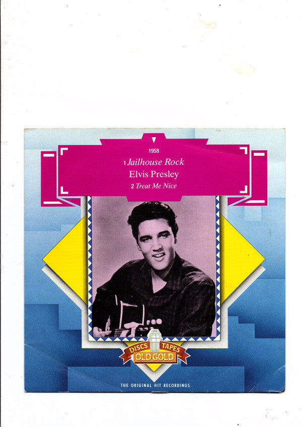 Elvis Presley - Jailhouse Rock / Treat Me Nice - Used Vinyl Record 7" image 1
