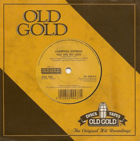 Liverpool Express - You Are My Love - Used Vinyl Record 7" image 3