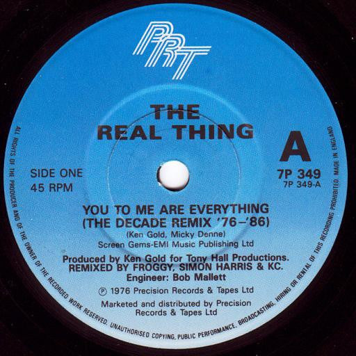 Real Thing - You To Me Are Everything (The Decade Remix 76 - 86) - Us image 7