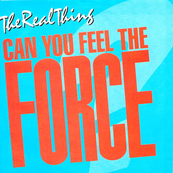 Real Thing - Can You Feel The Force? ('86 Mix) - Used Vinyl Record 7" image 1