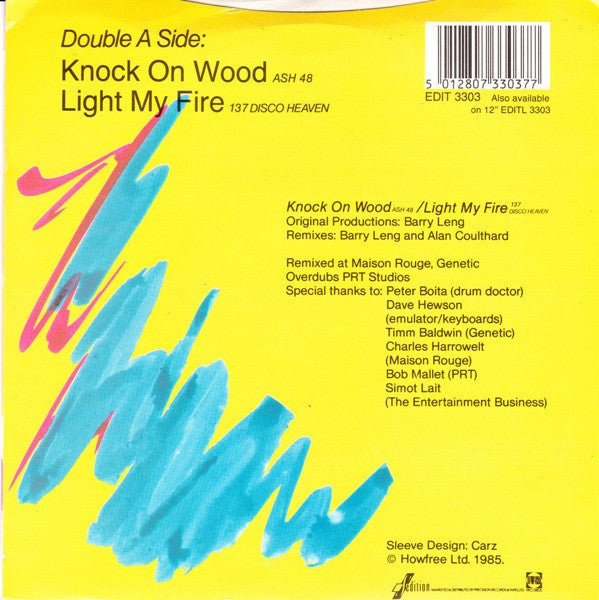 Amii Stewart - Knock On Wood (Ash 48) / Light My Fire (137 Disco Heav image 2