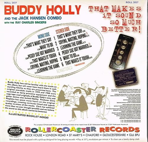 BUDDY HOLLY & THE JA - That Makes It Sound So Much Better - Vinyl Reco image 2