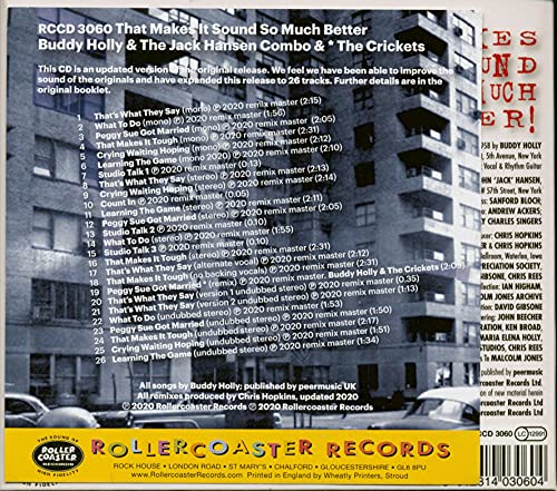 BUDDY HOLLY & THE JA - That Makes It Sound So Much Better - CD image 2