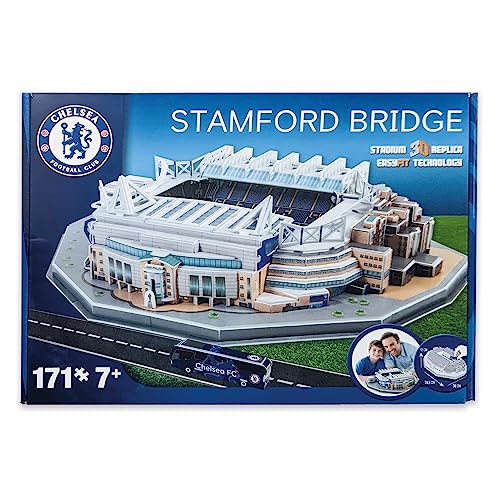 CHELSEA F.C. - STAMFORD BRIDGE (3D STADIUM) - Jigsaw Puzzle image 2