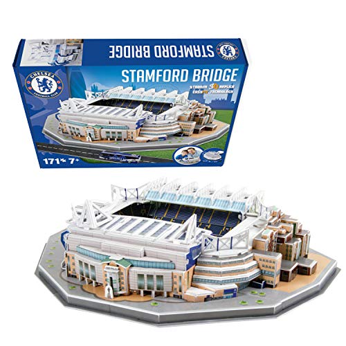 CHELSEA F.C. - STAMFORD BRIDGE (3D STADIUM) - Jigsaw Puzzle image 3