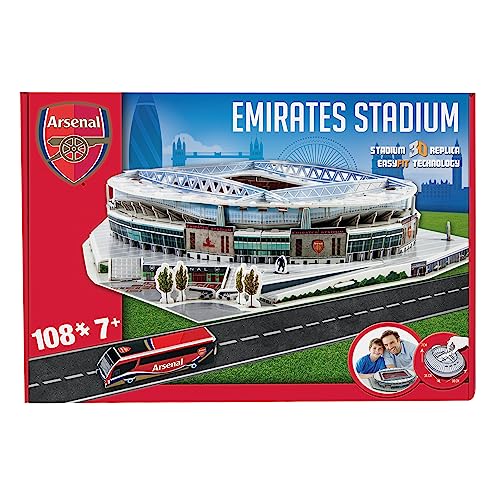 ARSENAL F.C. - EMIRATES STADIUM (3D STADIUM) - Jigsaw Puzzle image 1