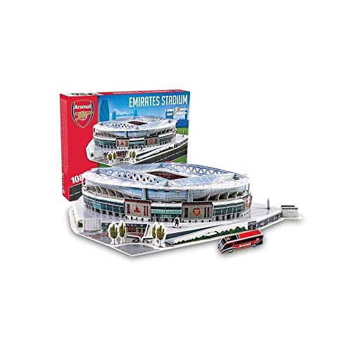 ARSENAL F.C. - EMIRATES STADIUM (3D STADIUM) - Jigsaw Puzzle image 3