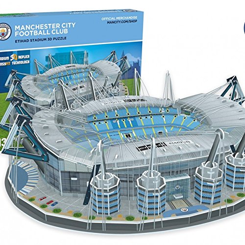 MANCHESTER CITY F.C. - ETIHAD STADIUM (3D STADIUM) - Jigsaw Puzzle image 4