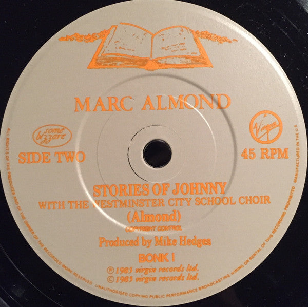 Marc Almond - Stories Of Johnny - Used Vinyl Record 7" image 8
