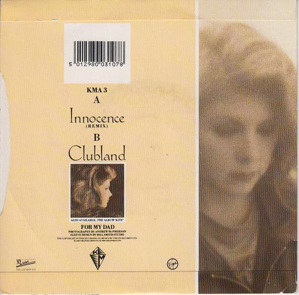 Kirsty MacColl - Innocence - Used Vinyl Record 7" image 2