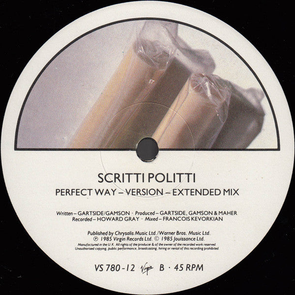 Scritti Politti - Perfect Way - Used Vinyl Record 12" image 4