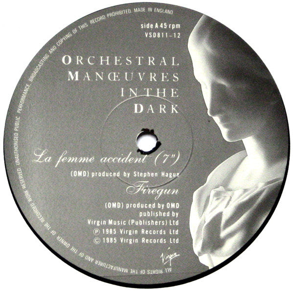 Orchestral Manoeuvre - La Femme Accident - Used Vinyl Record 12" image 4