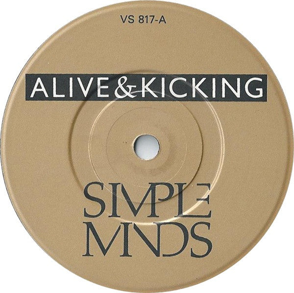 Simple Minds - Alive & Kicking - Used Vinyl Record 7" image 3