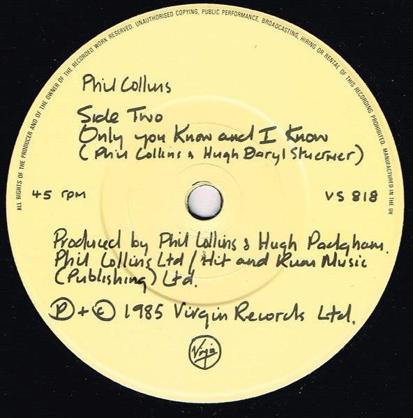 Phil Collins - Separate Lives (Love Theme From White Nights) - Used V image 8